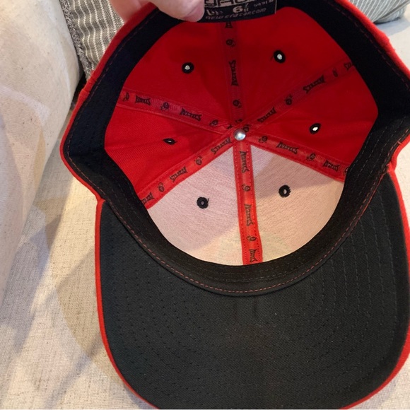 New Era San Diego State Aztecs Tyro.001 Collegiate Red Fitted Cap Hat - Picture 4 of 5